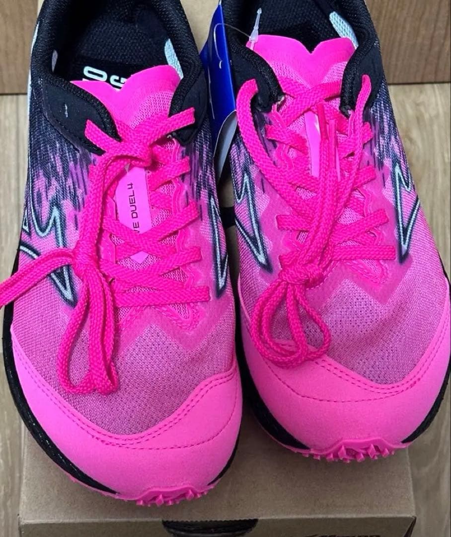 Mizuno ミズノ ウェーブデュエル4 女性用 24.5cm ピンク