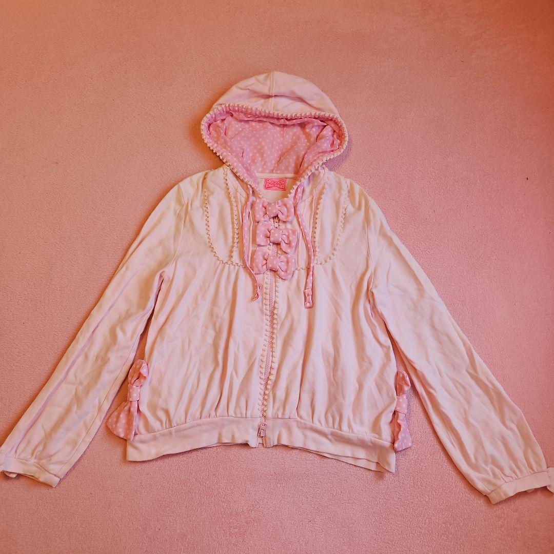 Angelic Pretty ドット リボン パーカー