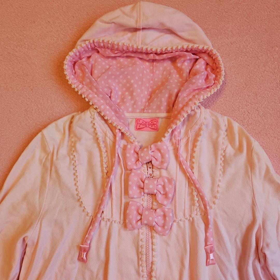 Angelic Pretty ドット リボン パーカー