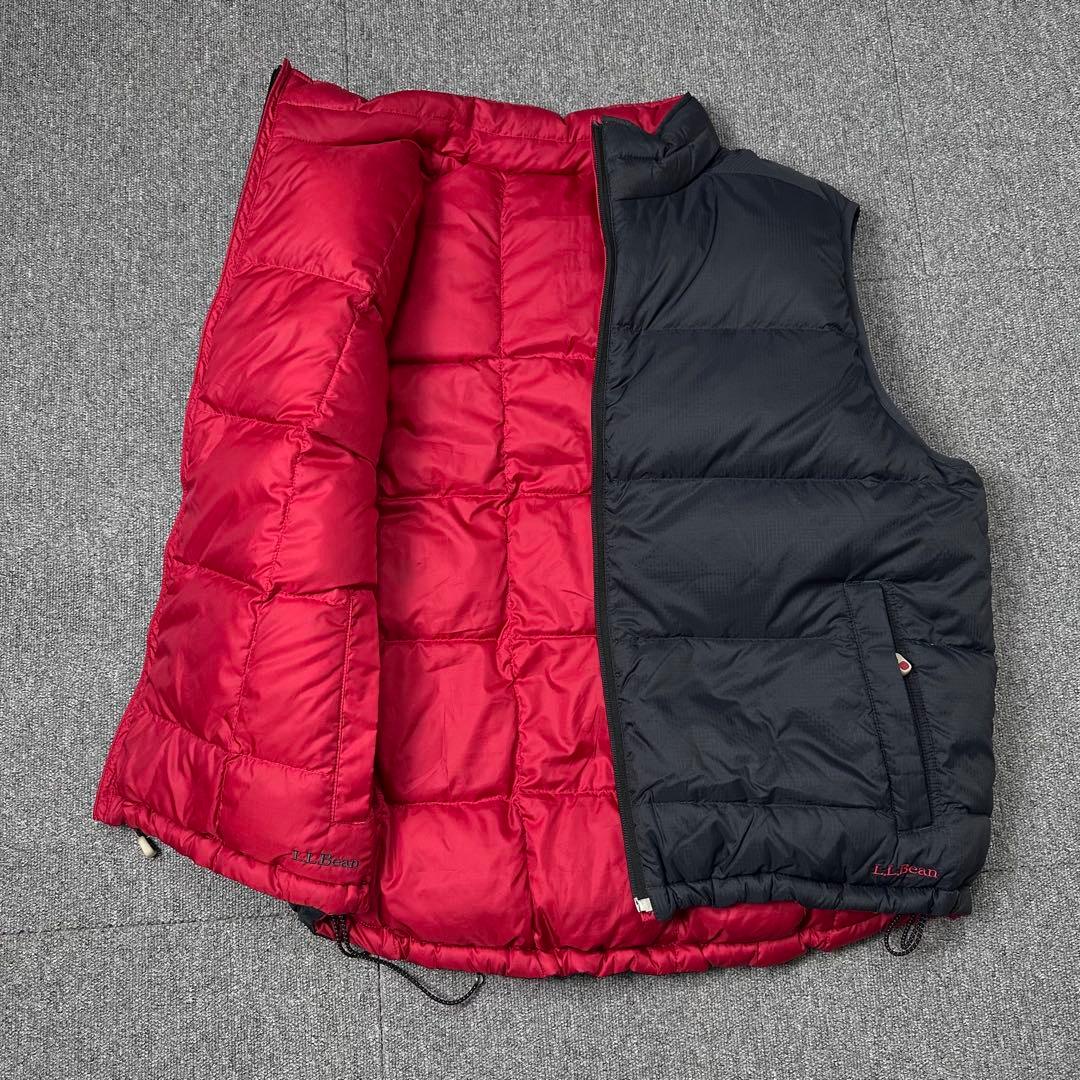 L.L.Bean リバーシブル グースダウン ダウンベスト エルエルビーン