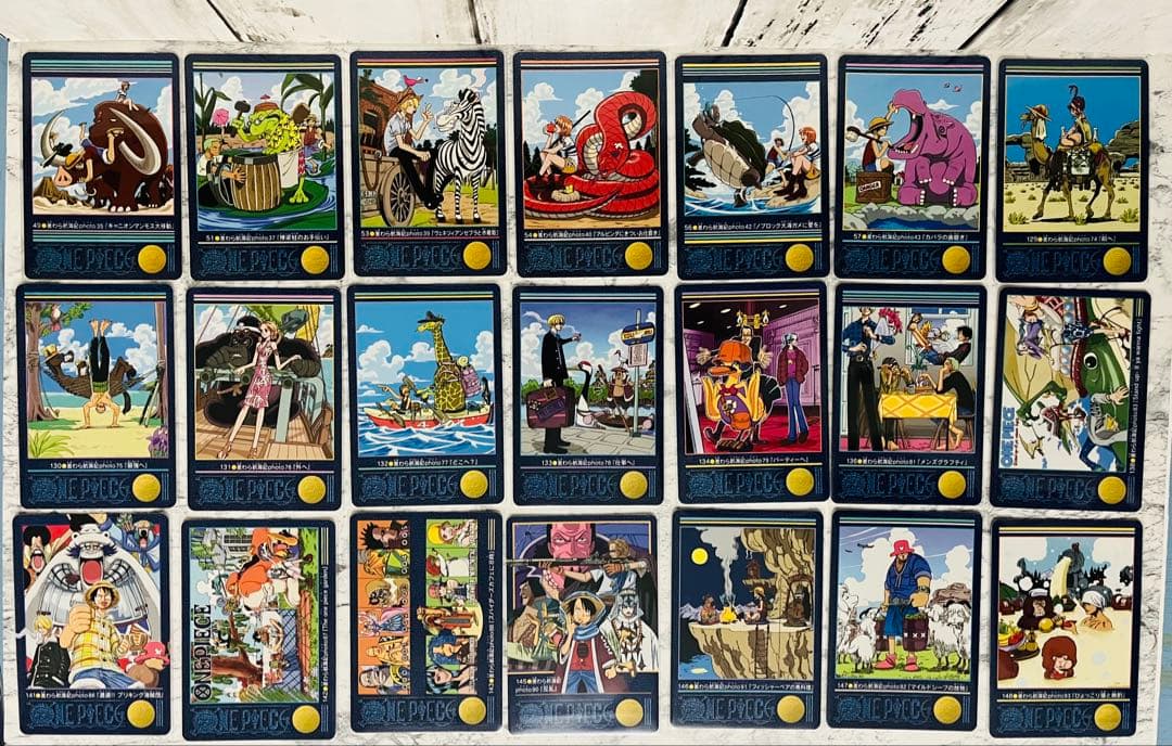 85枚セット★ワンピースカードダス ビジュアルアドベンチャー ONE PIECE