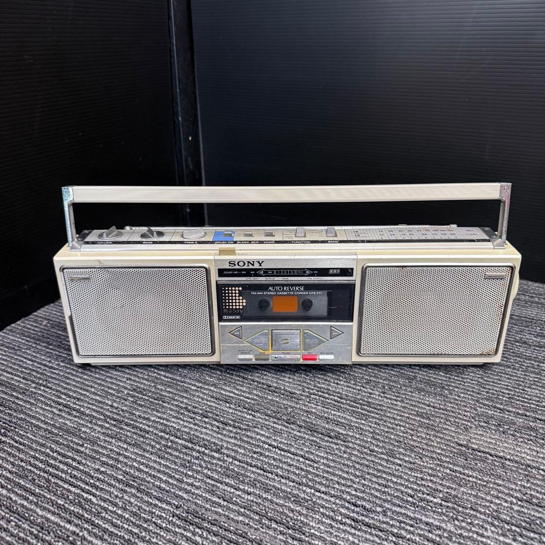 昭和 レトロ 当時物 カセット デッキ SONY CFS-F11