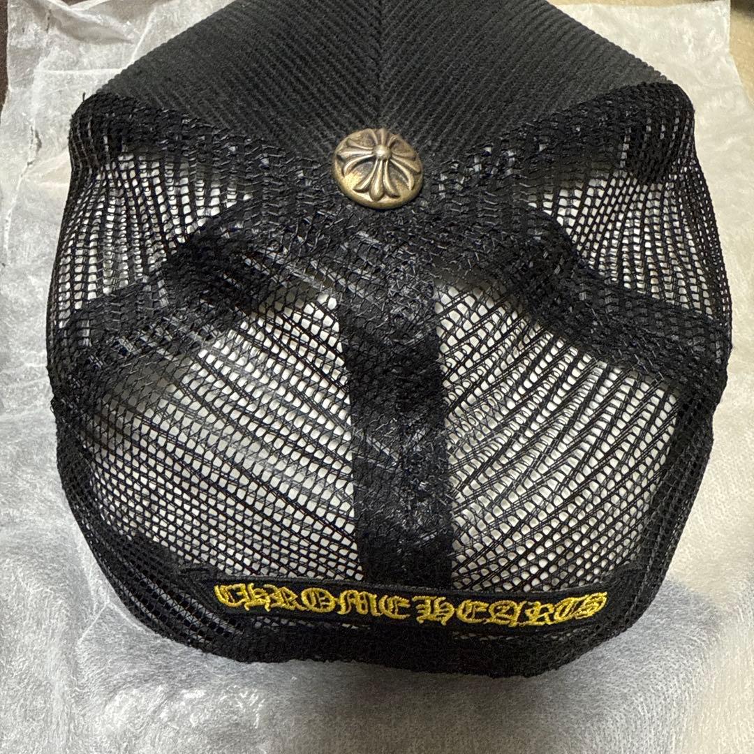 CHROME HEARTS CHコーデュロイイエローメッシュキャップ