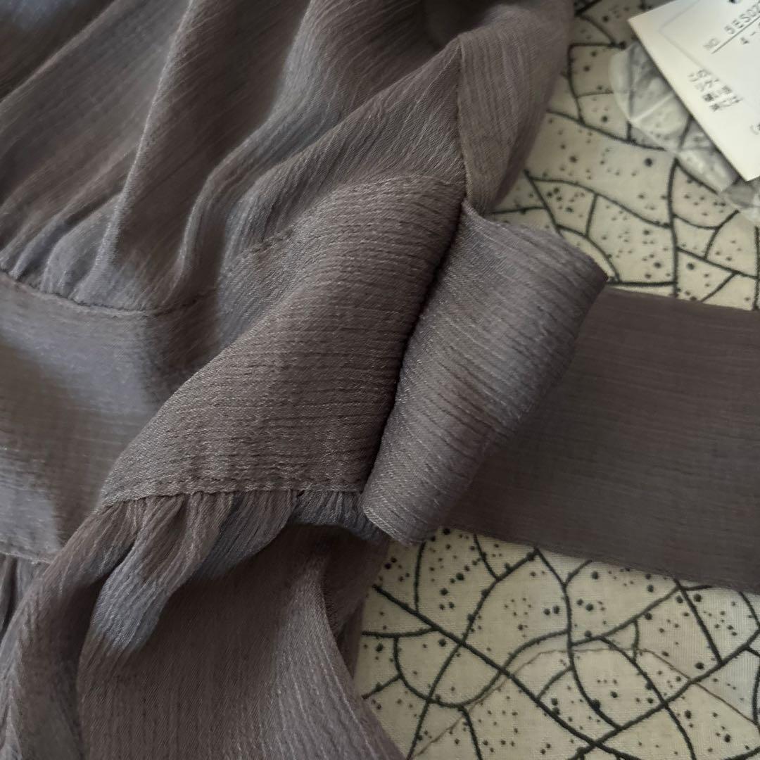 L'EST ROSE シフォンチュニック　リボン