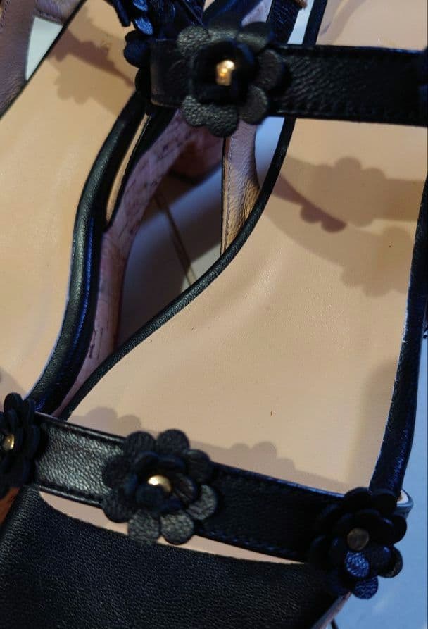 極美品【PELLICO SUNNY】フラワーストラップコルクソールサンダル