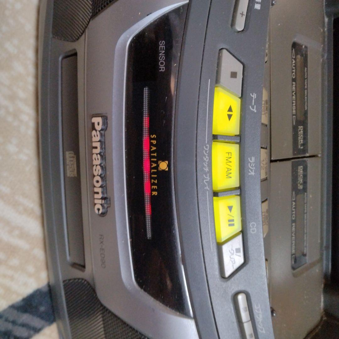 Panasonic CD・・カセットデッキ ブラック　RX-ED90