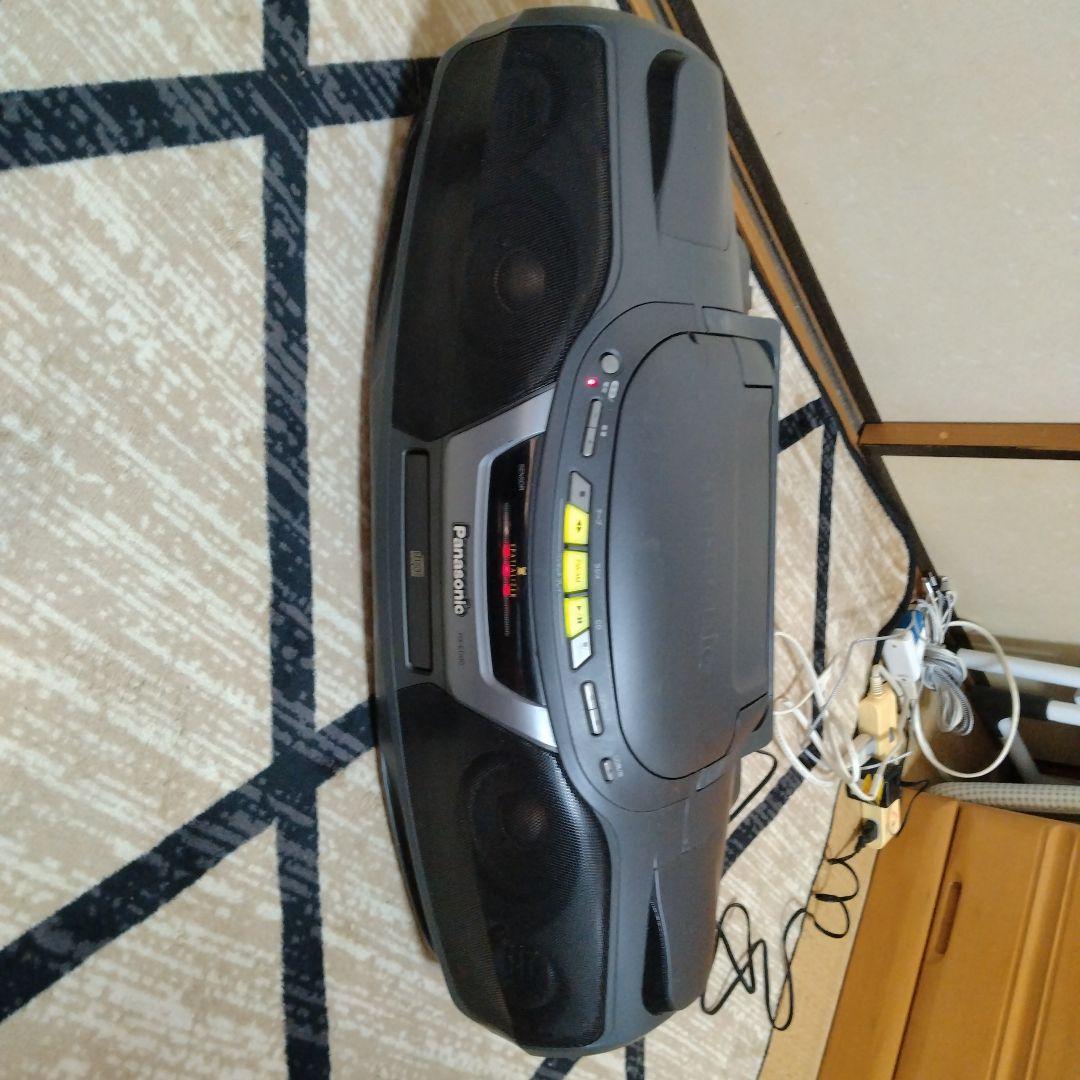 Panasonic CD・・カセットデッキ ブラック　RX-ED90