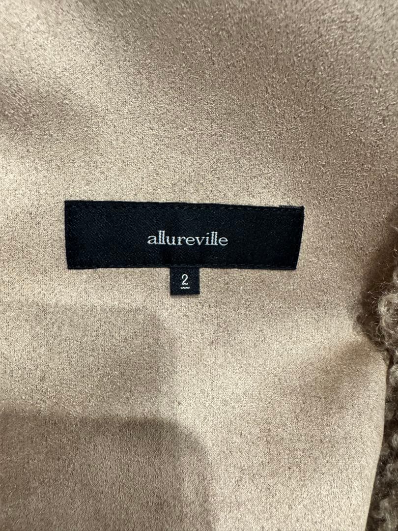 アルアバイル　リバーシブルボアロングジレ　02 M