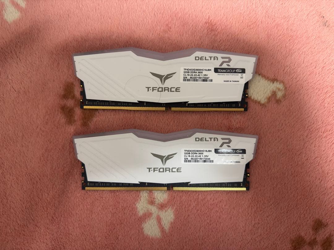 Team T-Force DDR4-3600 32GB×2(64GB)