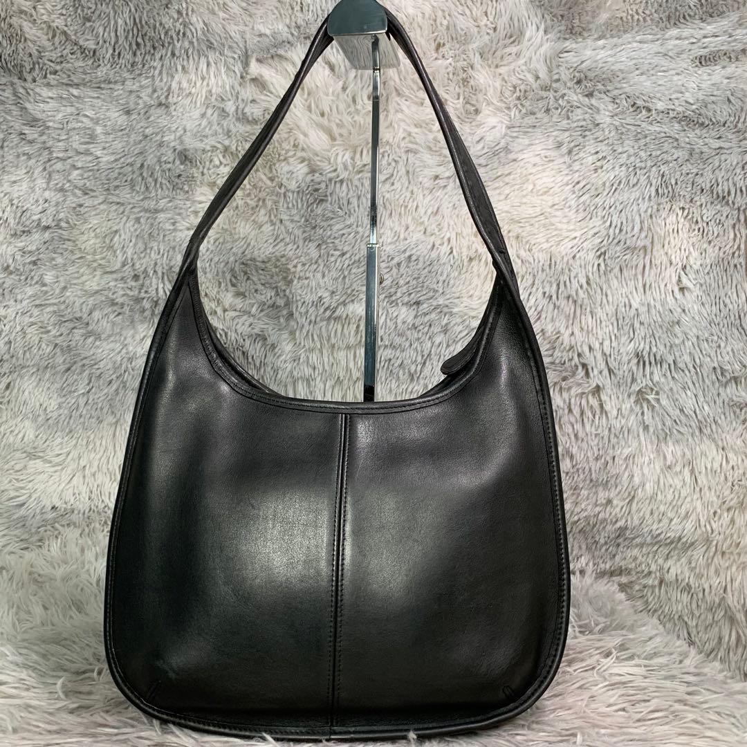 美品 COACH コーチ エルゴ ハンドバッグ アクセサリーポーチ レザー