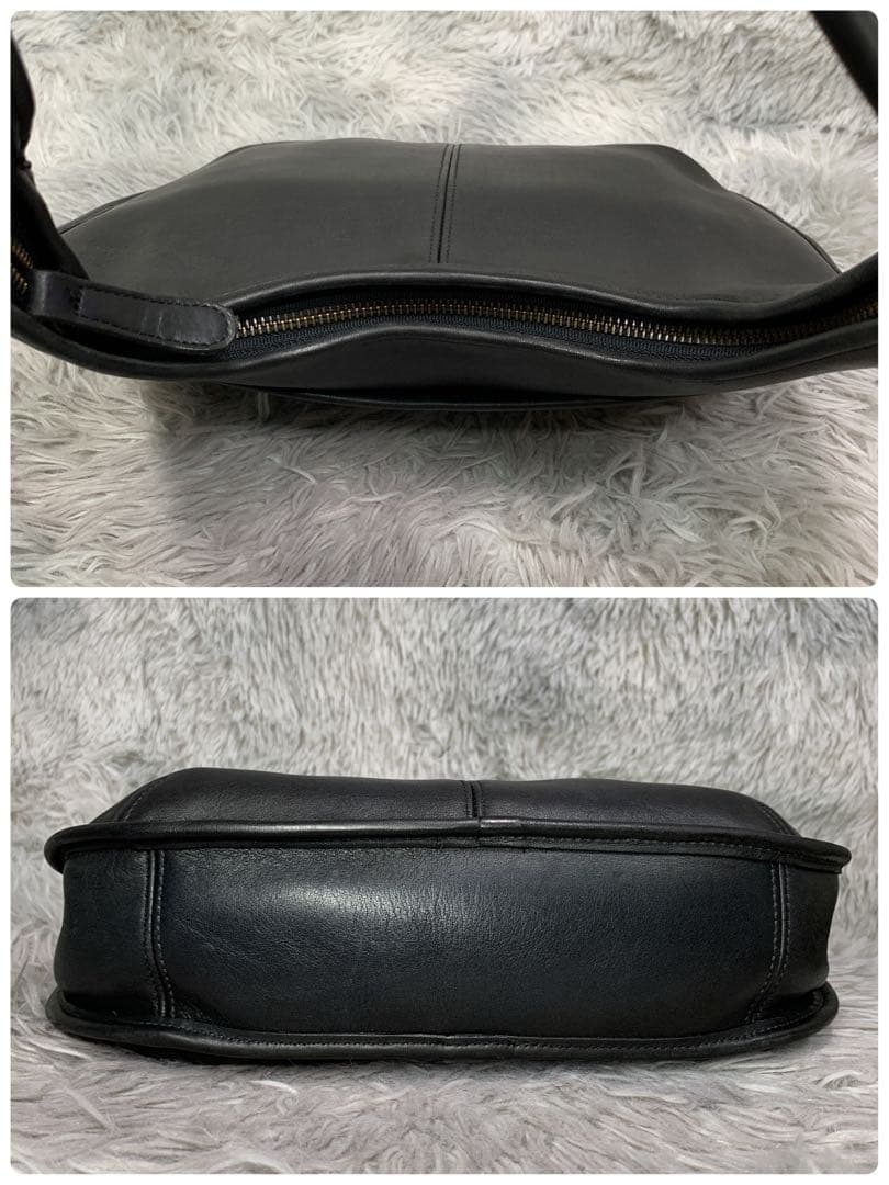 美品 COACH コーチ エルゴ ハンドバッグ アクセサリーポーチ レザー