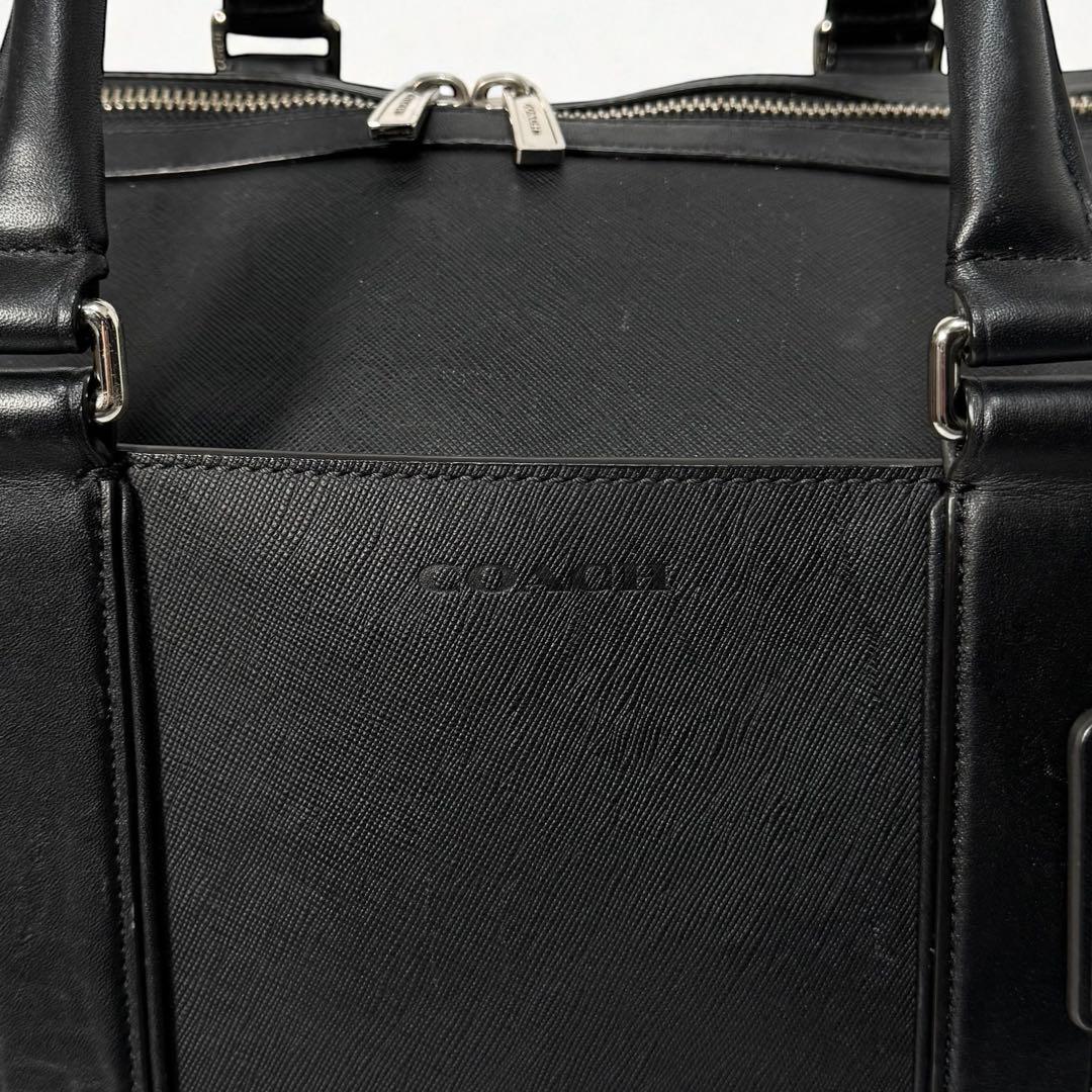 COACH レキシントン 2WAY レザー ボストンバッグ 黒 ブラック コーチ