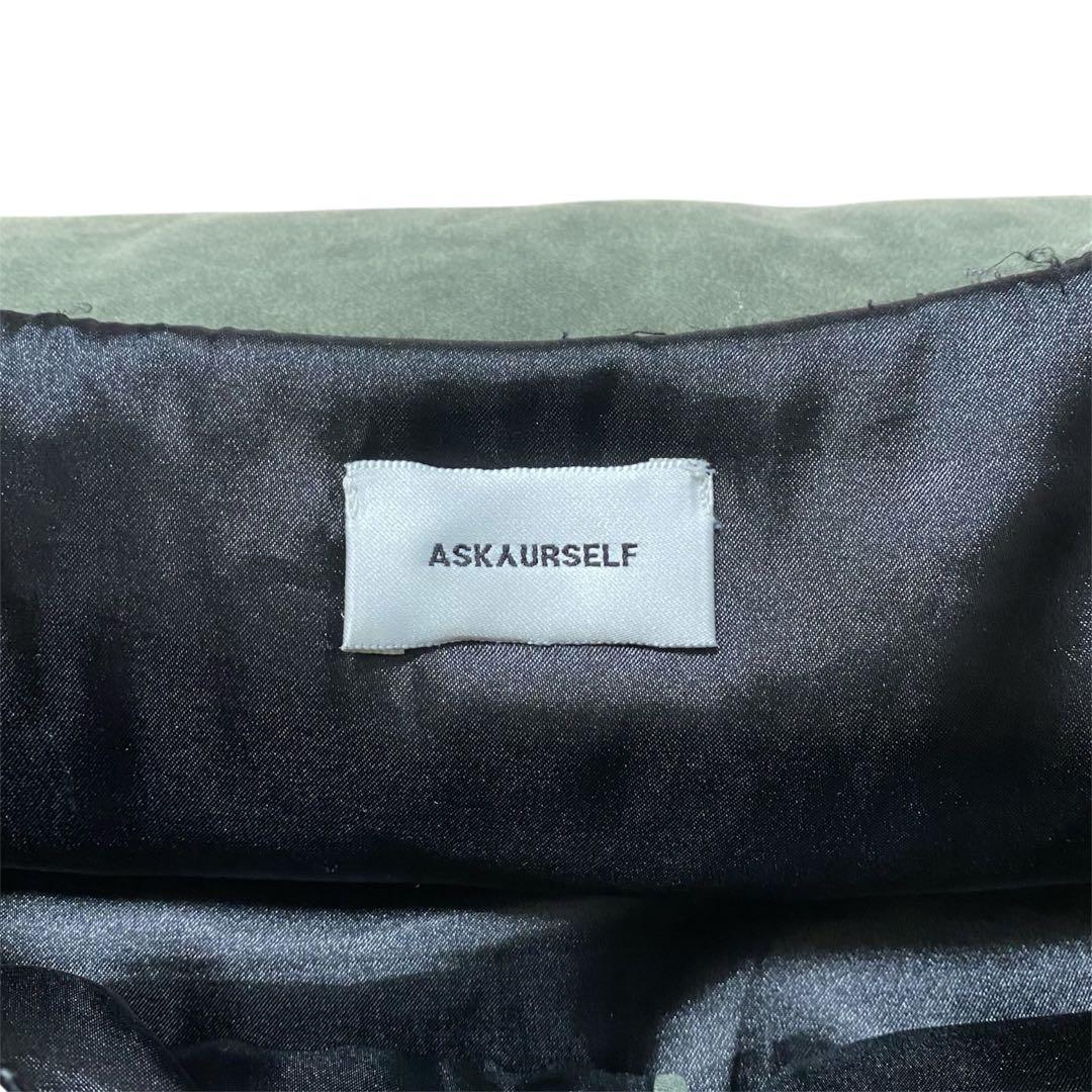 ジャケット・アウター ASKYURSELF MILITARY CANVAS PUFFER VEST M