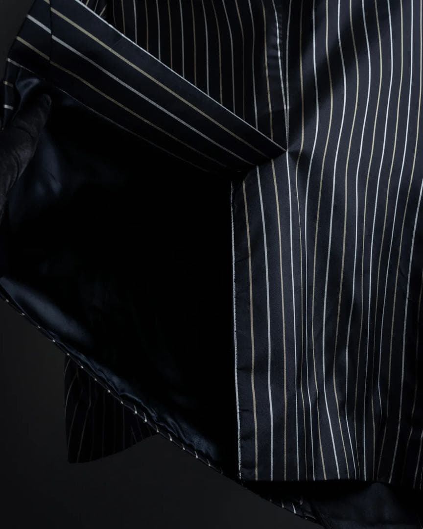 DOLCE&GABBANA ダブルブレスト ストライプジャケット