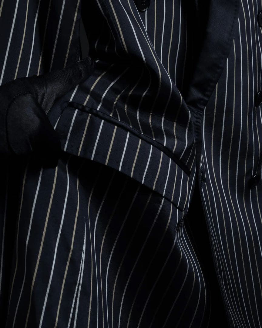 DOLCE&GABBANA ダブルブレスト ストライプジャケット