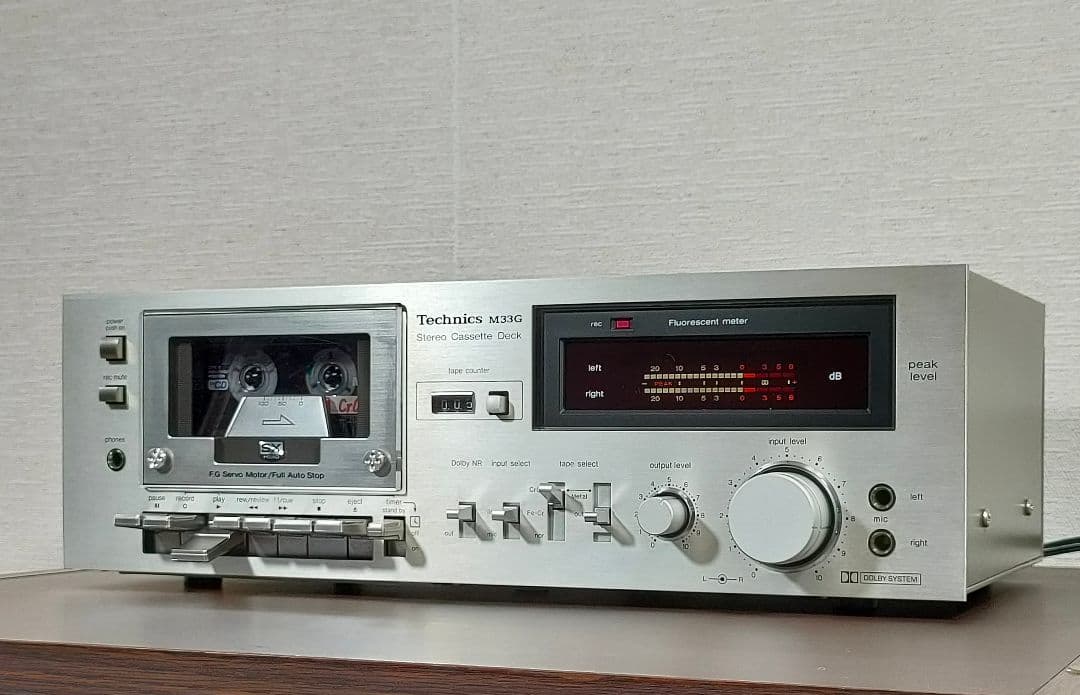 テクニクス Technics RS-M33Gカセットデッキ【録音再生良好】