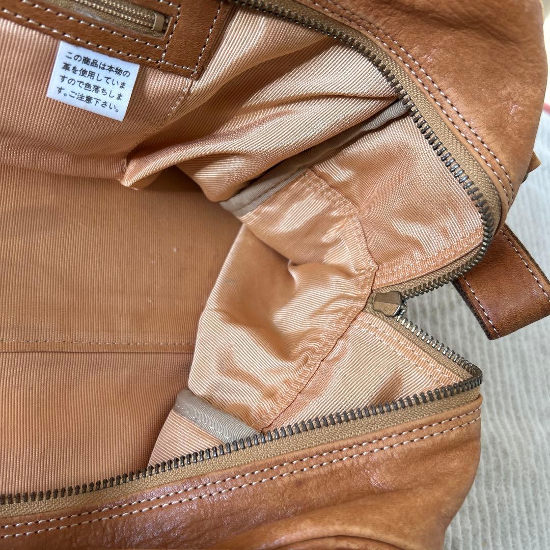 PORTER ボストンバッグ 本革　キャメル