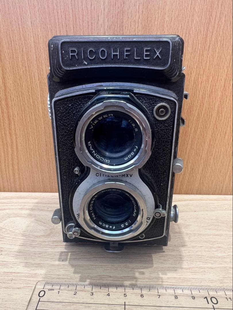 RICOHFLEX リコーフレックス二眼レフ フィルムカメラ80mm F3.5