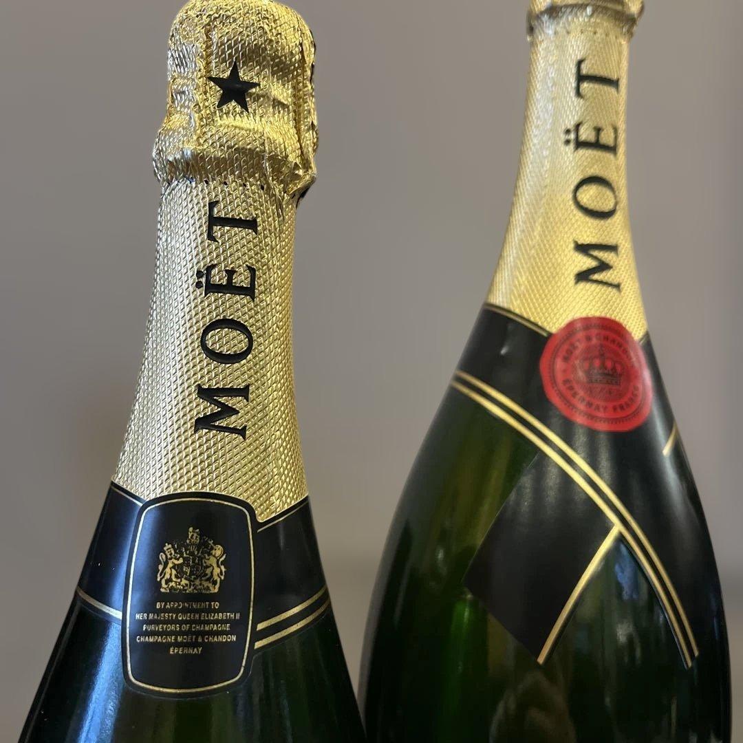 ディスプレイ用　Moët & Chandon Brut シャンパン 4本セット
