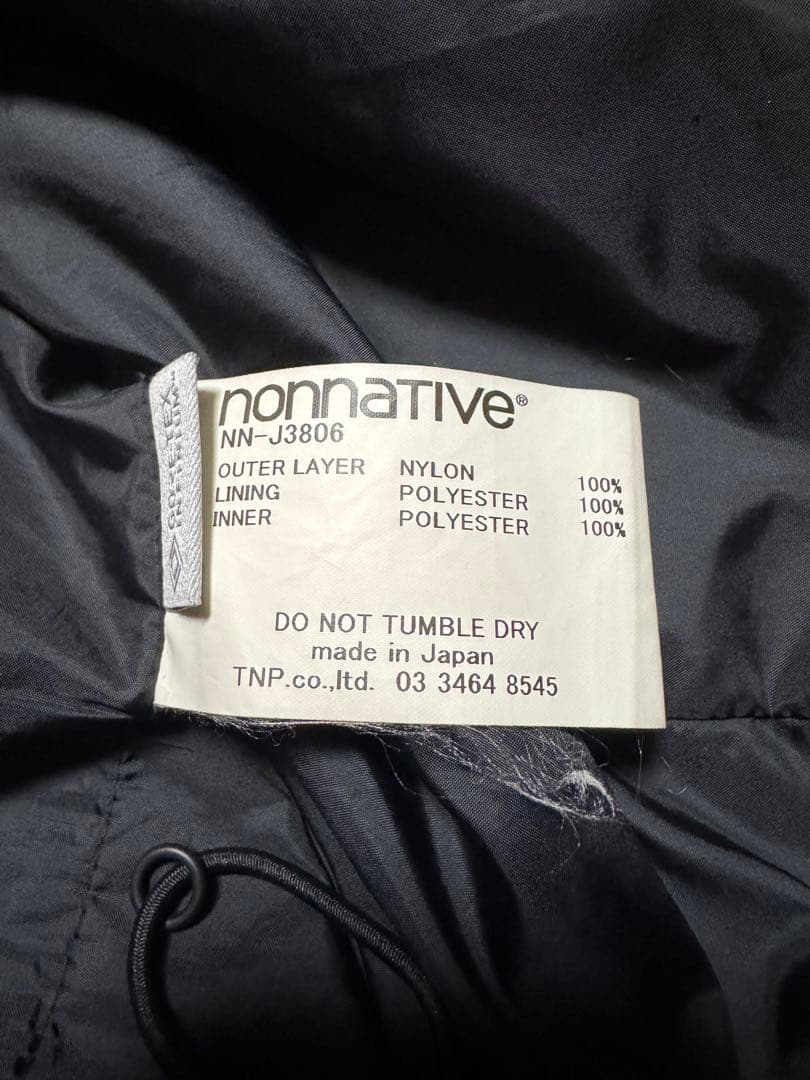 nonnative GORE-TEX INFINIUM モッズコート ブラック