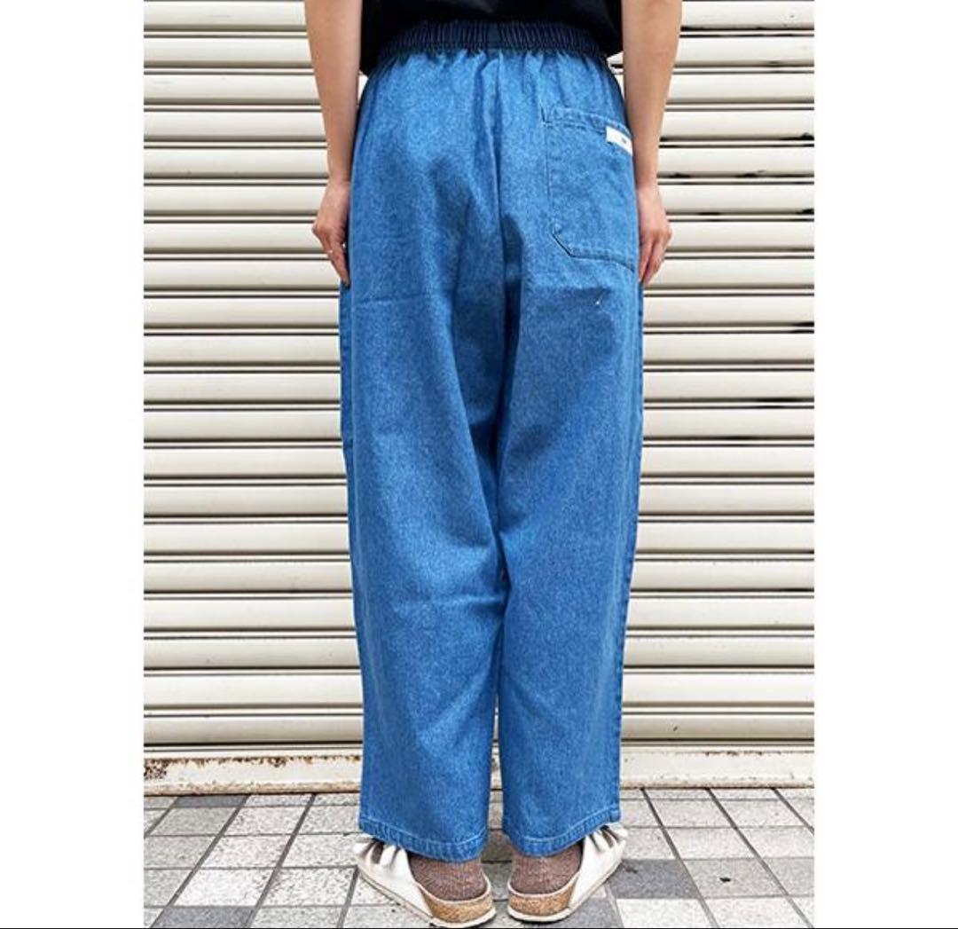 パンツ VOIRY SUNDAY PANTS DENIM [MID BLUE]