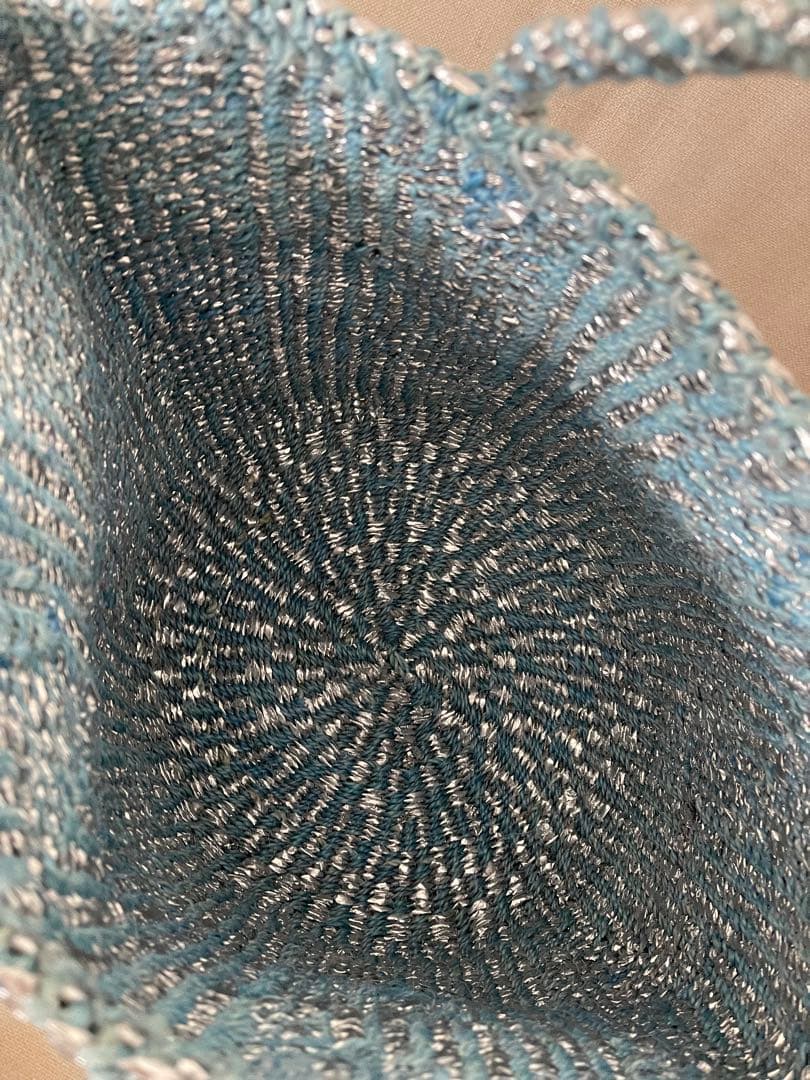 アーバンリサーチ　かぐれ　アフリカンスクエア　プラスチックサイザルバッグ