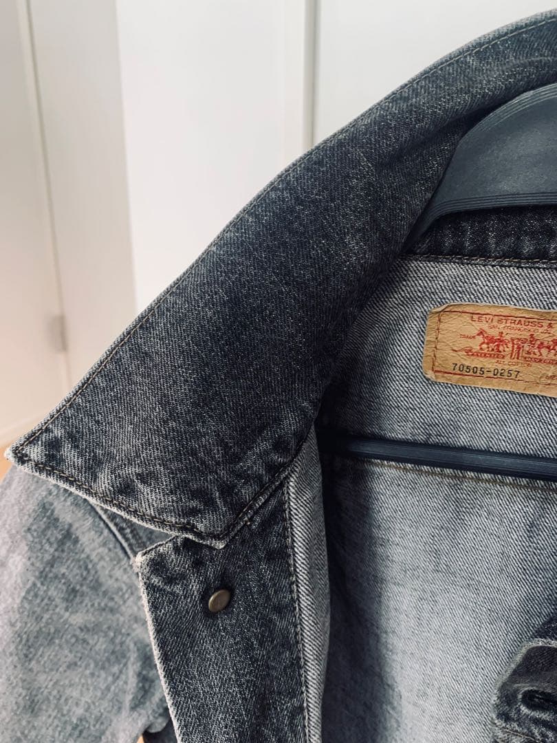 M*k様 Levis ブラックデニムジャケット 70505 90's サイズ40