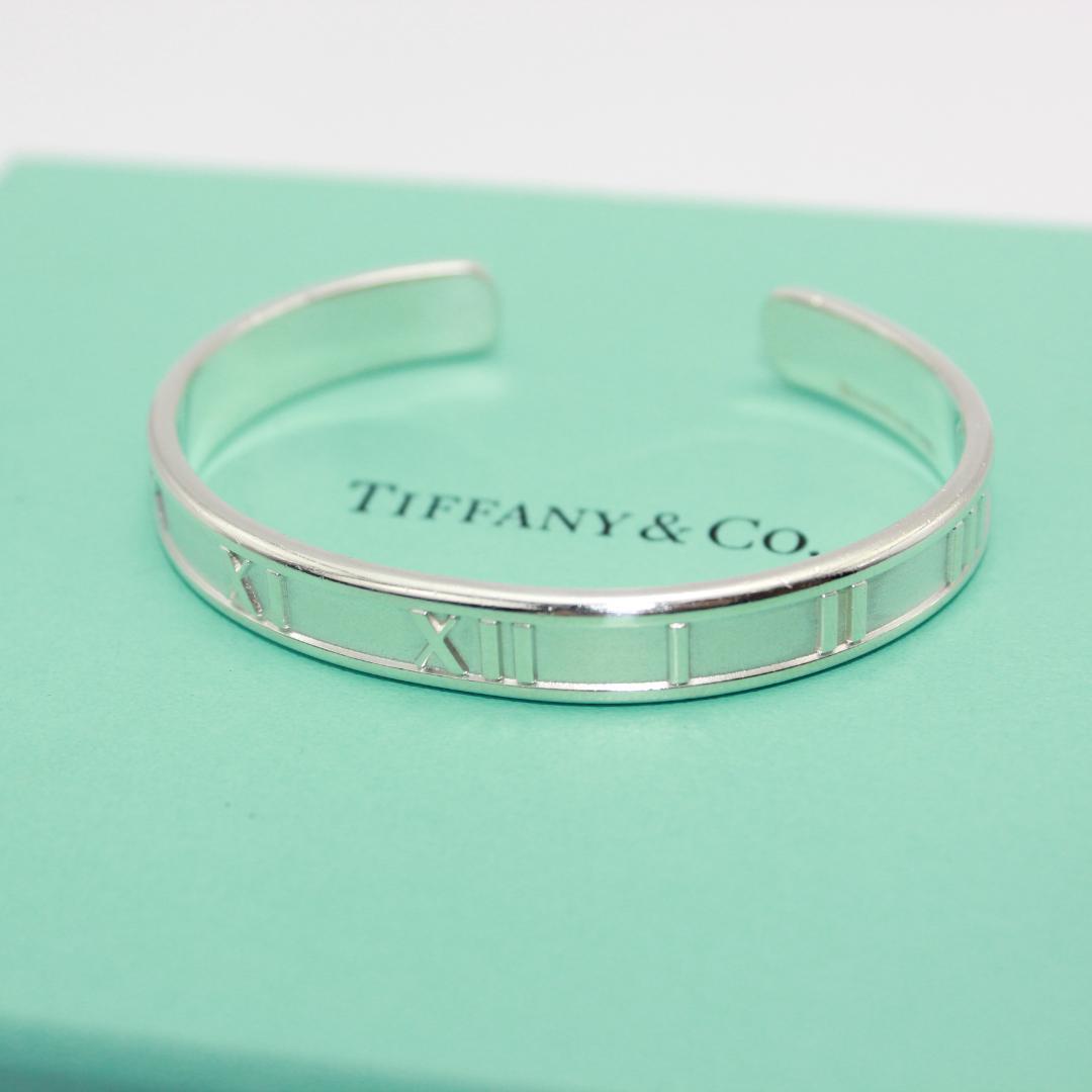 美品 Tiffany&Co. ティファニー アトラス シルバー バングル 925