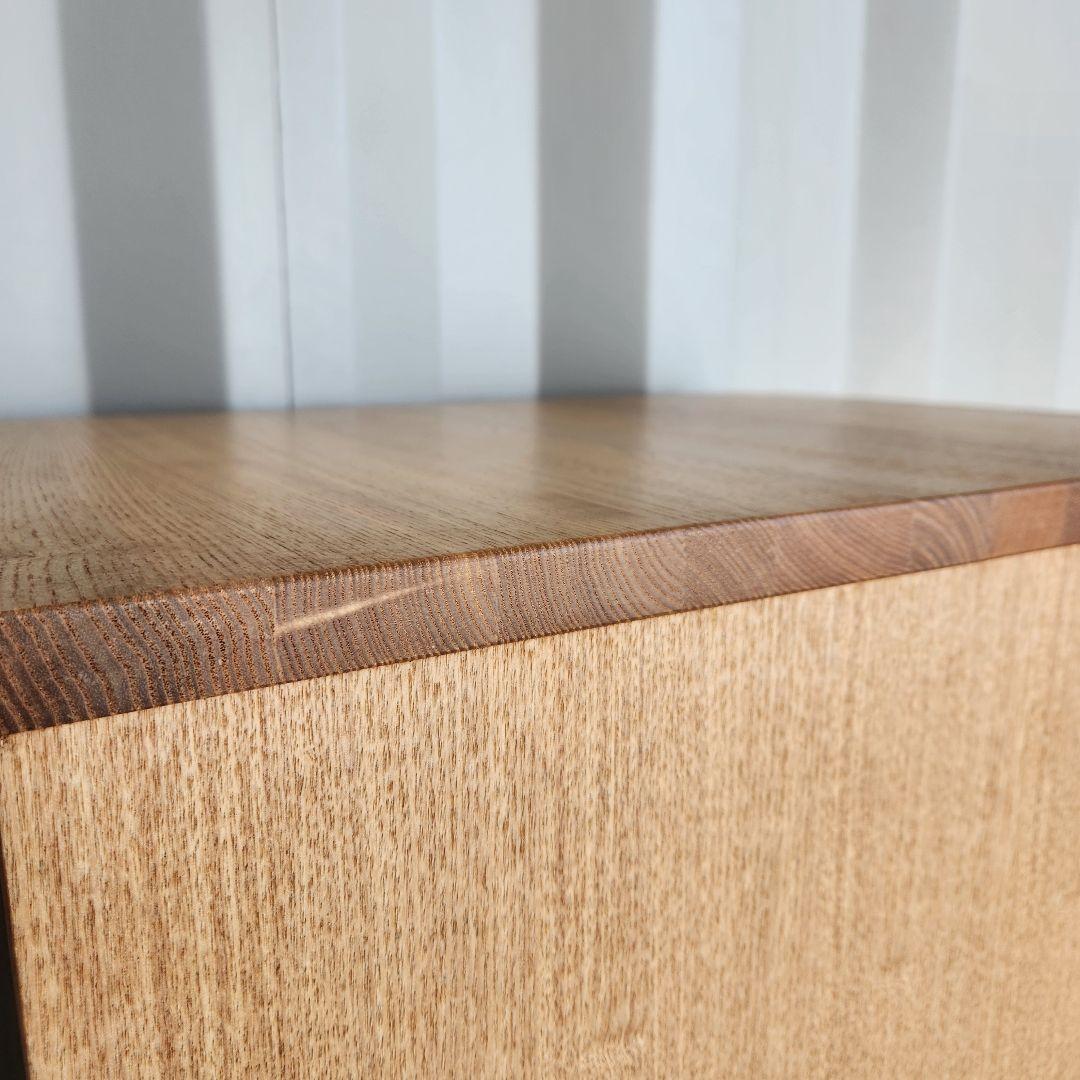 廃盤モデル　無印良品 木製 デスクキャビネット タモ材　➁