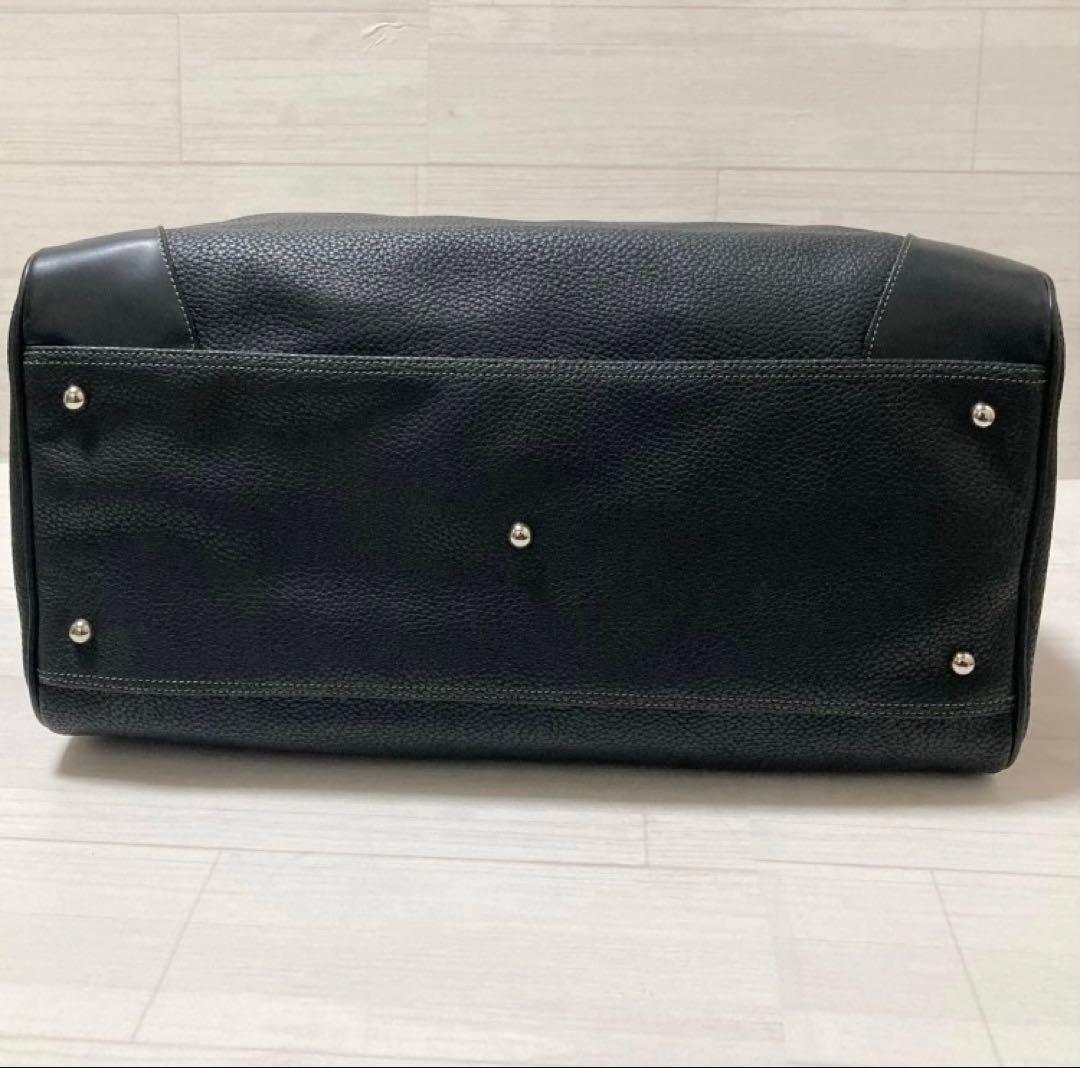 【新品】✨ピエール カルダン✨ボストンバッグ シボ革 ブラック 黒 2way