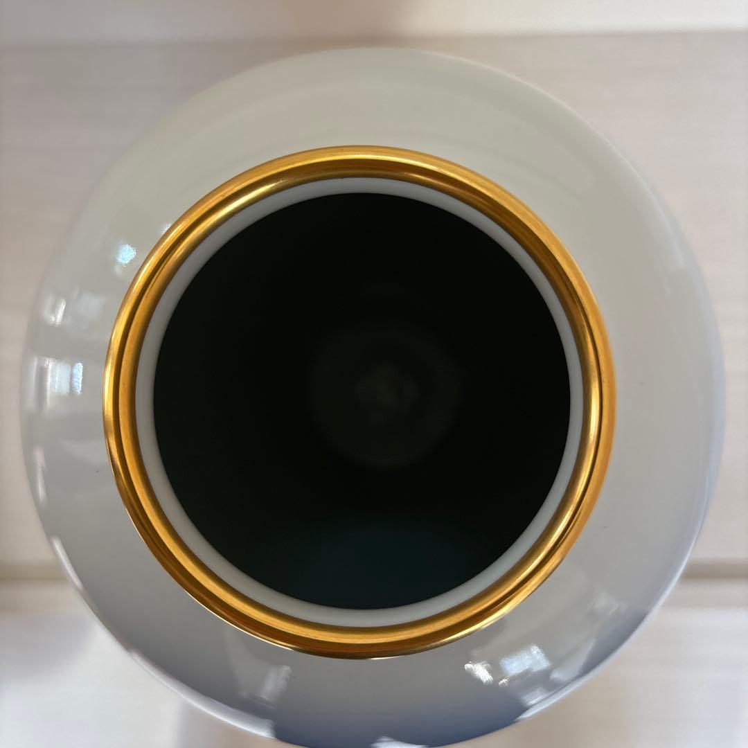 深川製磁　雲金光明富士　生花