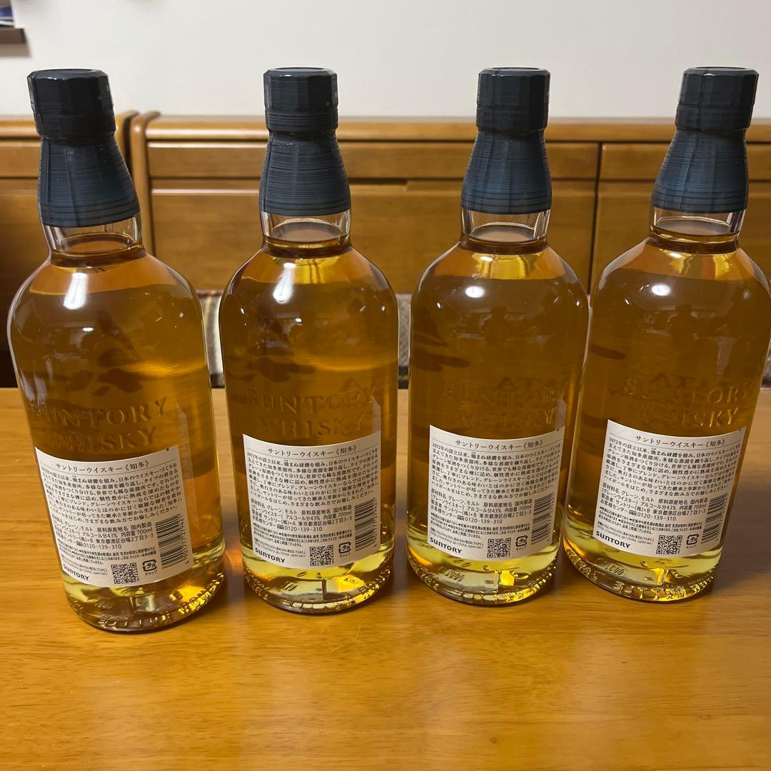 知多　THE CHITA グレーンウイスキー 47% 4本セット