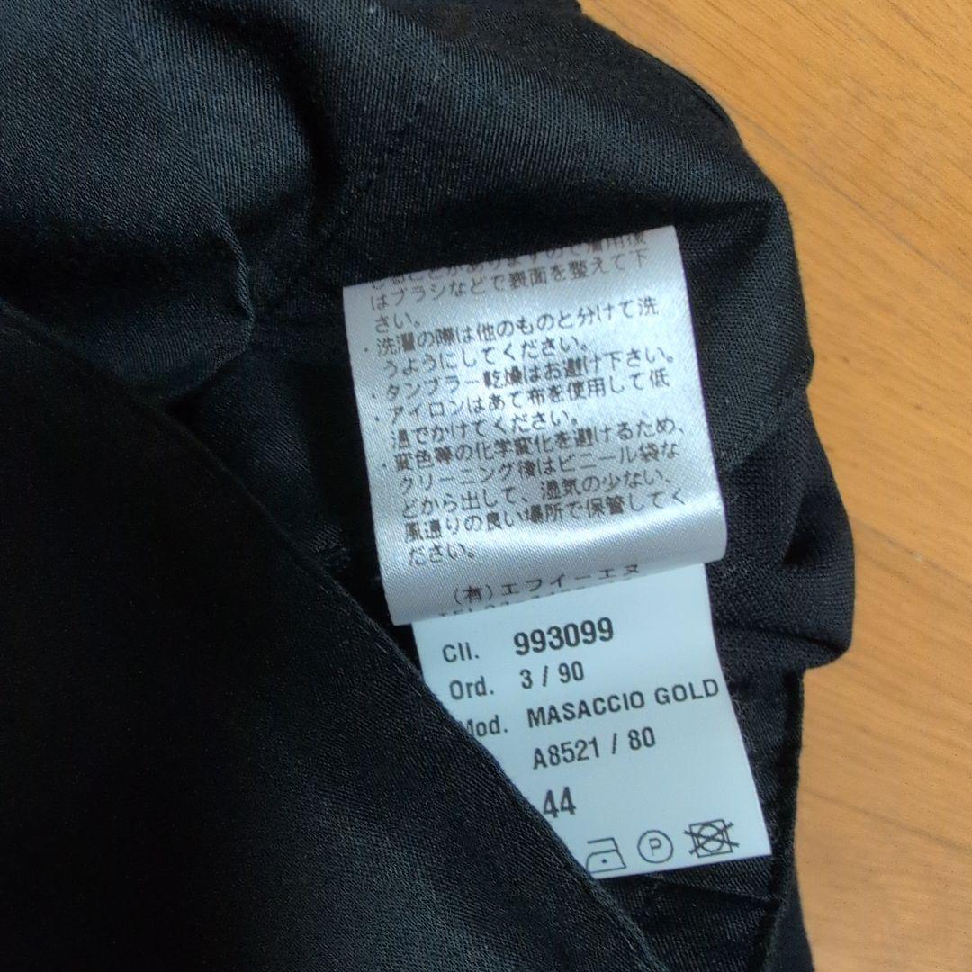 ジャブスアルキヴィオ マサッチョ ゴールド ジニョーネ社製通年ウール 44サイズ