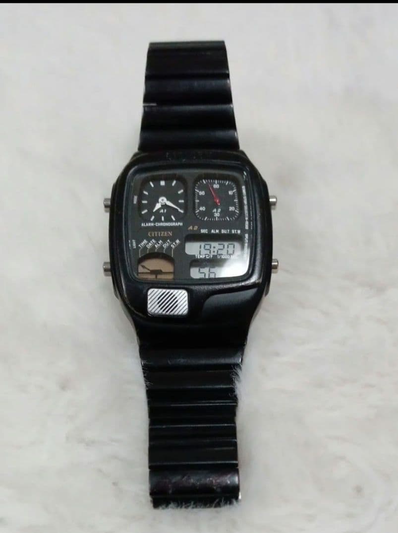 最終価格　CITIZENシチズン 80sデジアナ 腕時計 オリジナルベルト