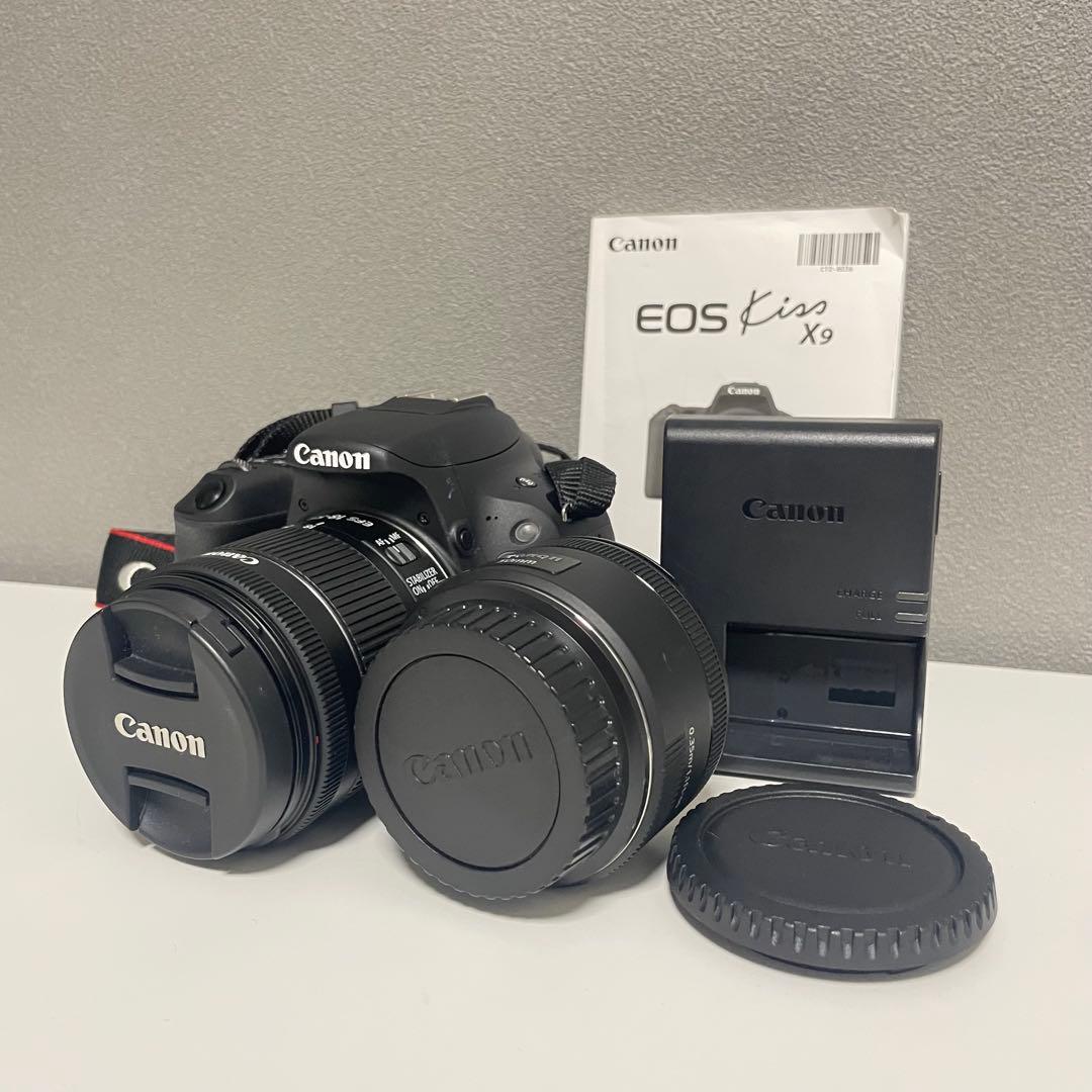canon eos kiss x9 EF-S18-55ISSTMレンズキット
