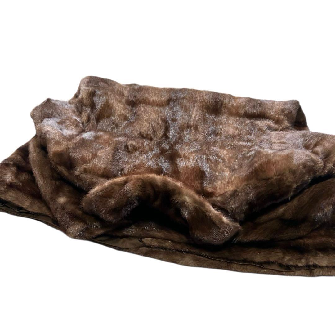 裾周り170cm サガミンクロイヤル 激レア デミバフミンク ファーコート XL