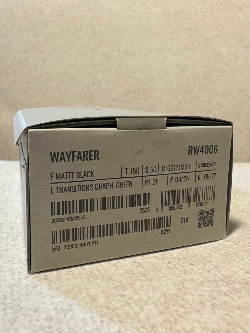 【美品】Ray-Ban  WAYFARER RW4006 調光レンズ