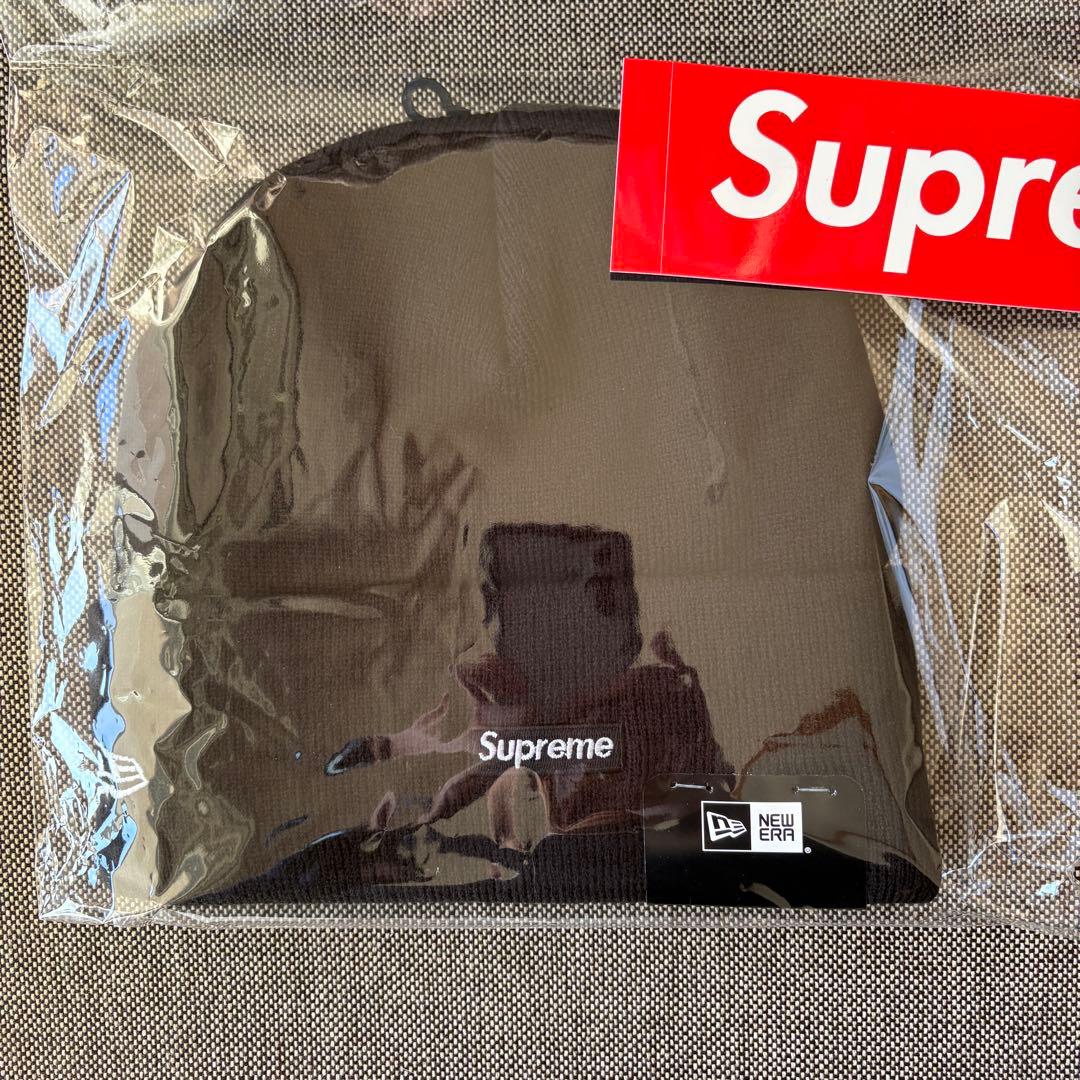 帽子 Supreme New Era Old English Beanie black