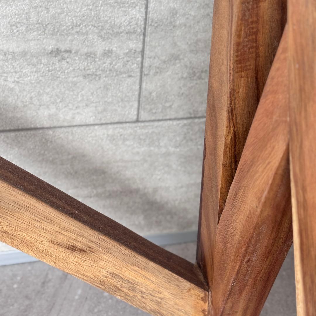 WTWマーベリックス◆コンソールテーブル机デスク◆アルミ木製天然ウッド