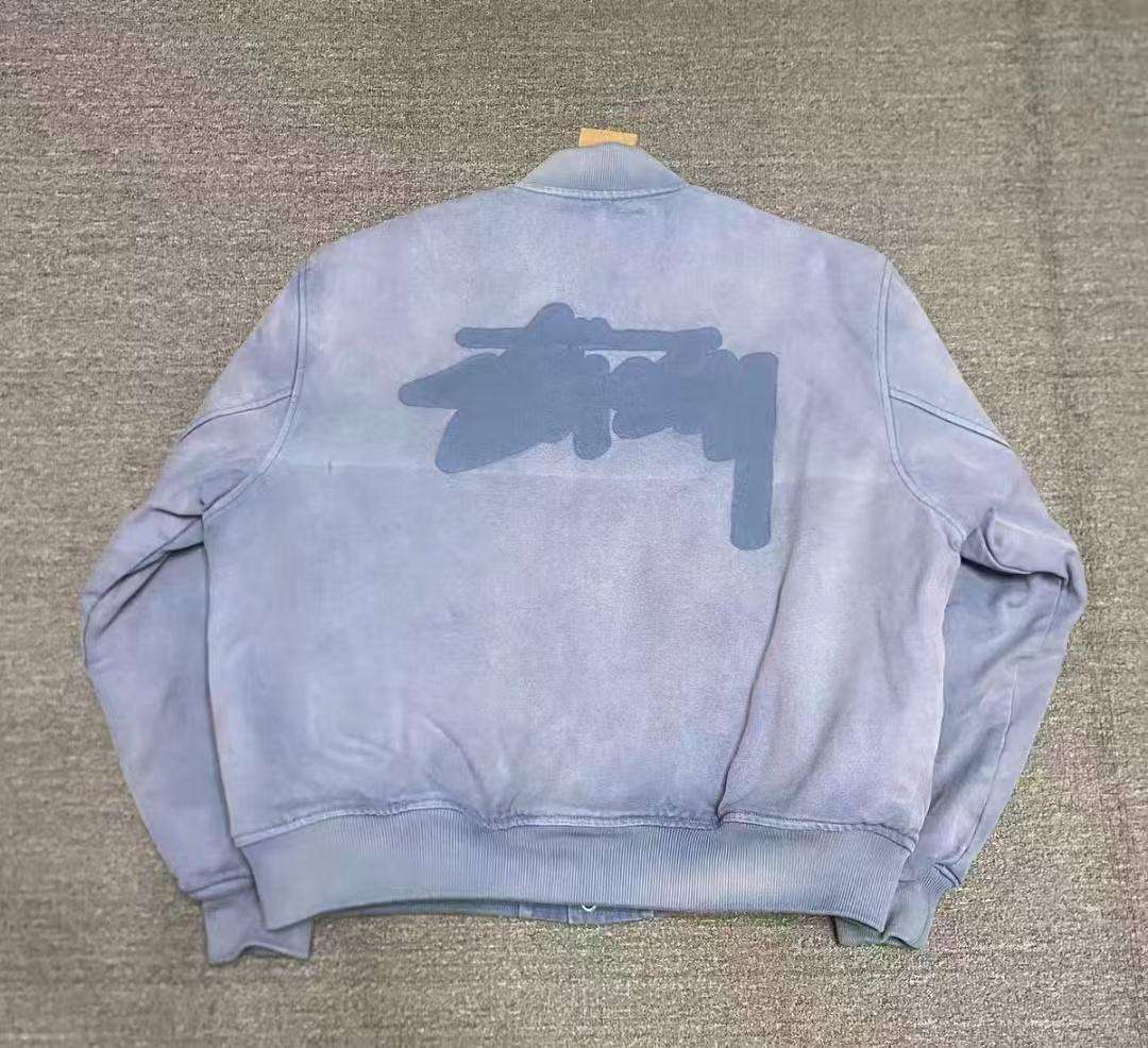 Stussy ライトブルー ジャケット