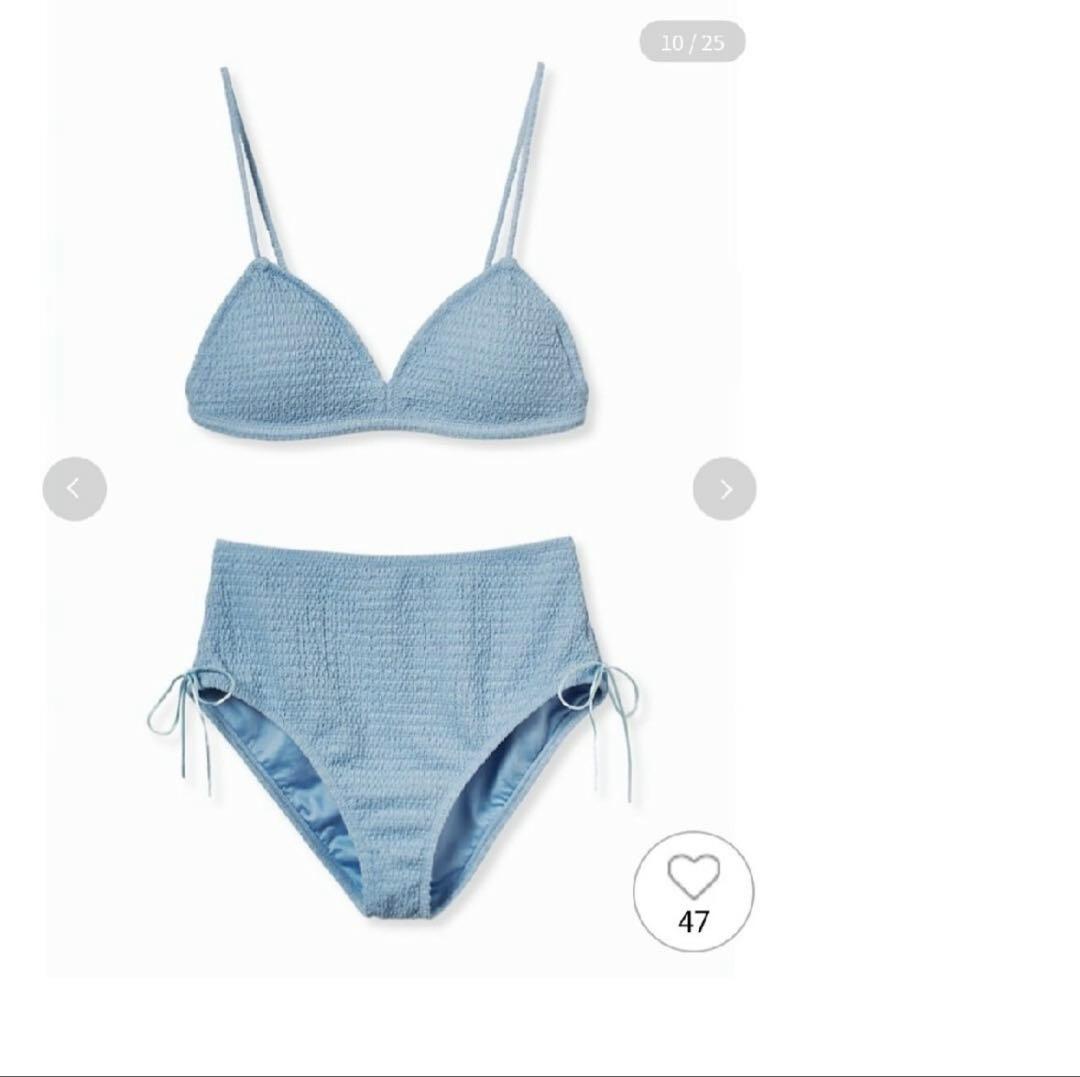 スナイデル　snidel 水着　ワンピースセットビキニ ライトブルー　水色★新品