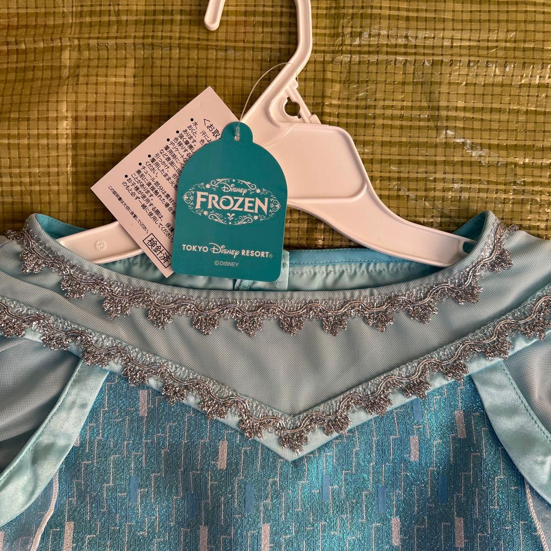 エルサドレス　140cm 新品　ディズニーリゾート限定ビビディバビディブティック