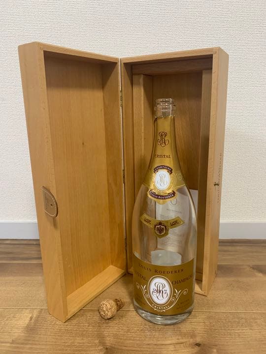 ルイ・ロデレール クリスタル　空瓶,木箱