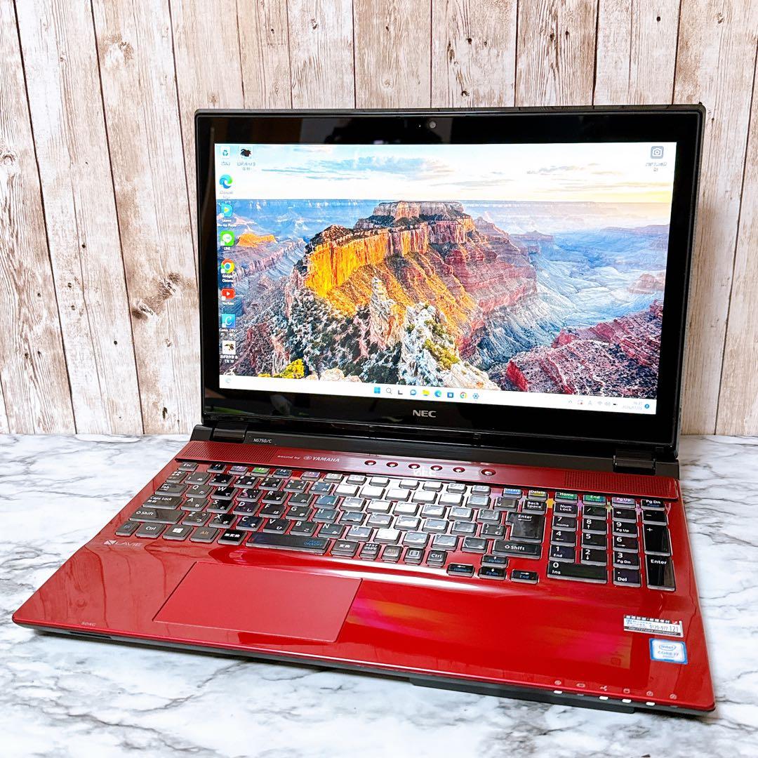 美品‼すぐ使えるパソコン✨高性能i7＆メモリ8GB 超大容量✨カメラ タッチ液晶