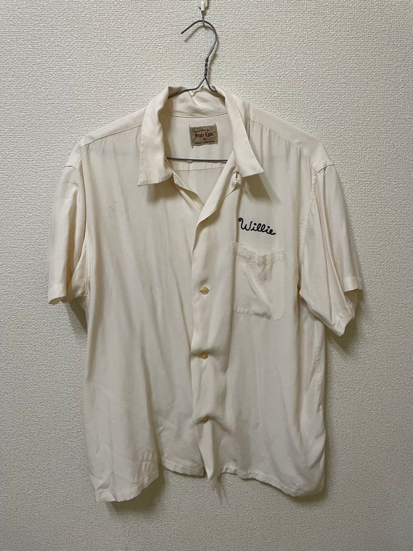Style Eyes ホワイトショートスリーブシャツ M