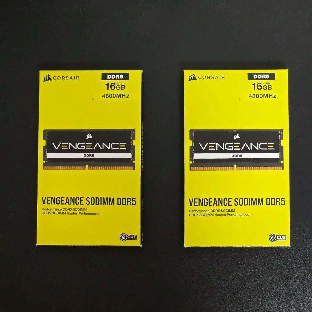 Corsair 16GB DDR5 4800MHz SO-DIMM ×2