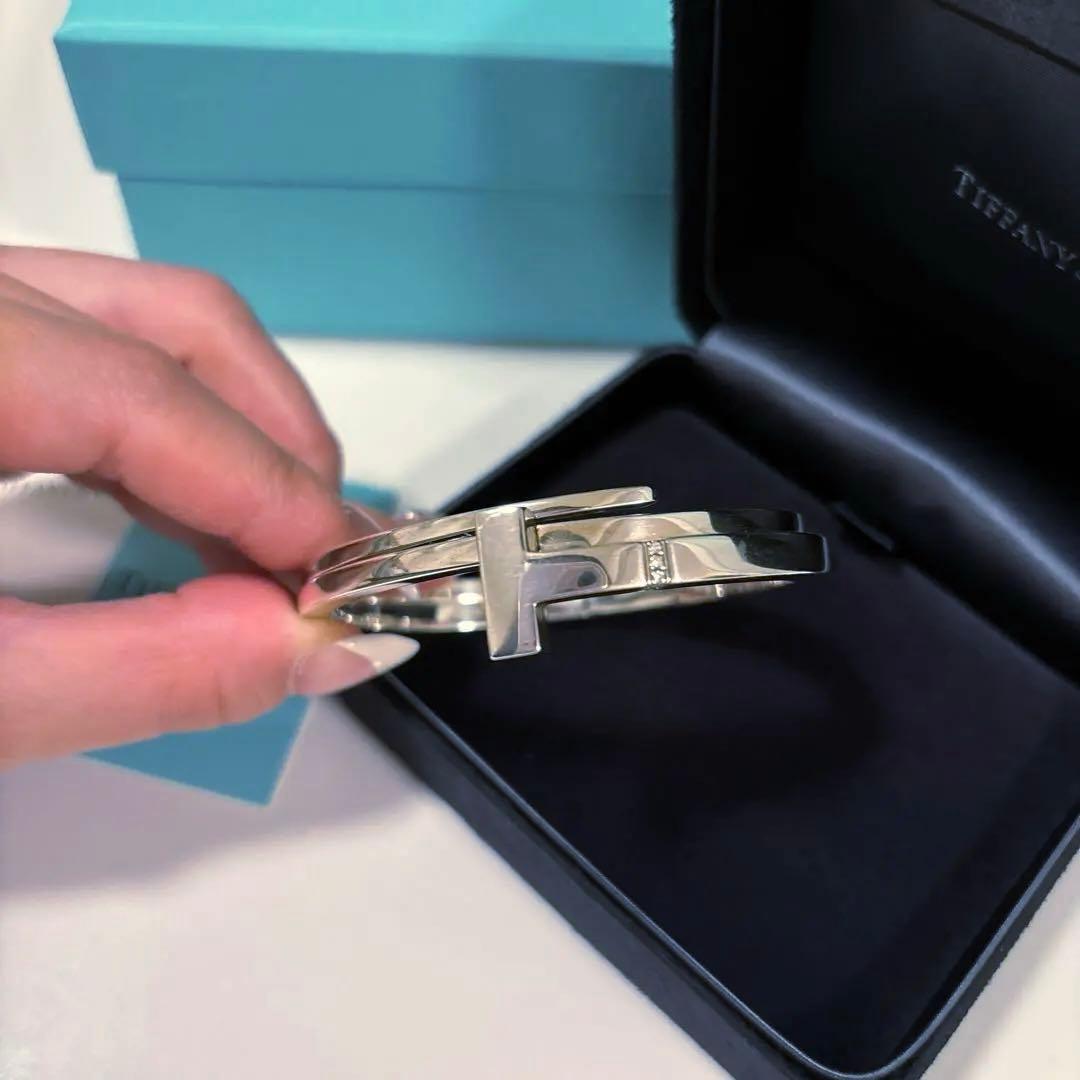 TIFFANY & CO. Tスクエアラップ ブレスレット バングル