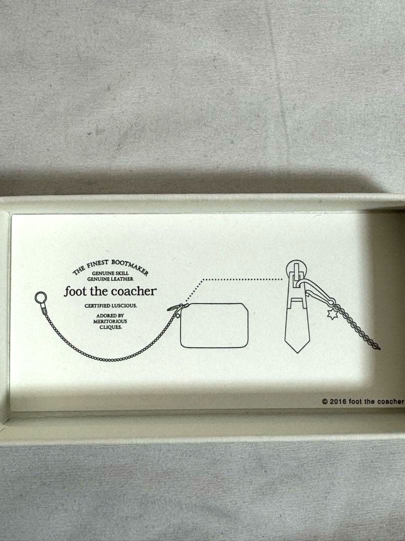 小物 foot the coacher Wallet Chain silver