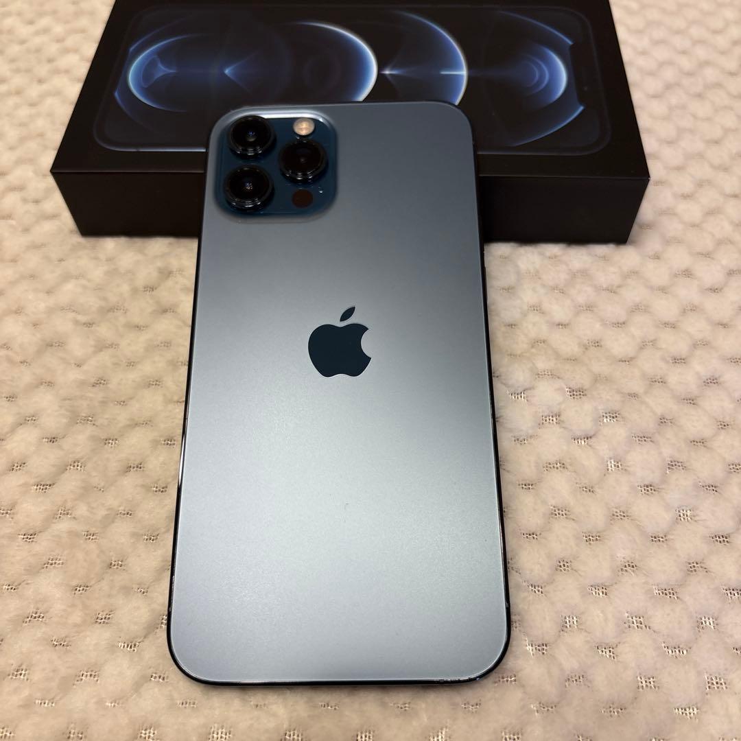 【美品】iPhone 12 Pro max本体 パシフィックブルー