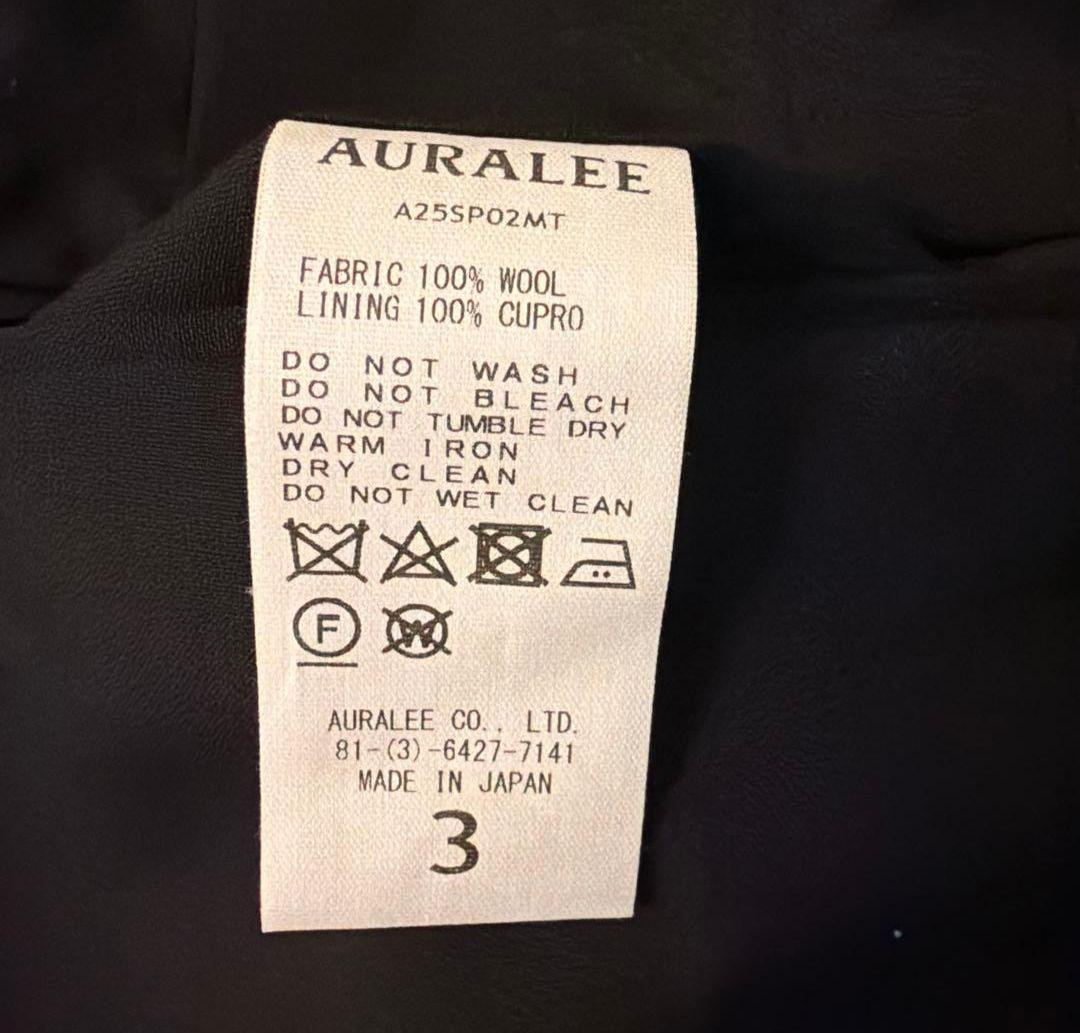 パンツ SUPER FINE TROPICAL WOOL TWO-TUCK SLACKS